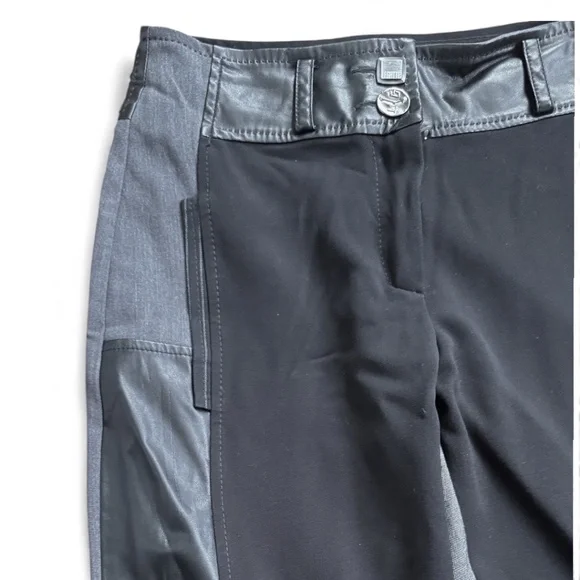 LeGatte Made in Italy Patchwork Mixed-Fabric Pants – IT 42 / US 6 - Picture 5 of 16